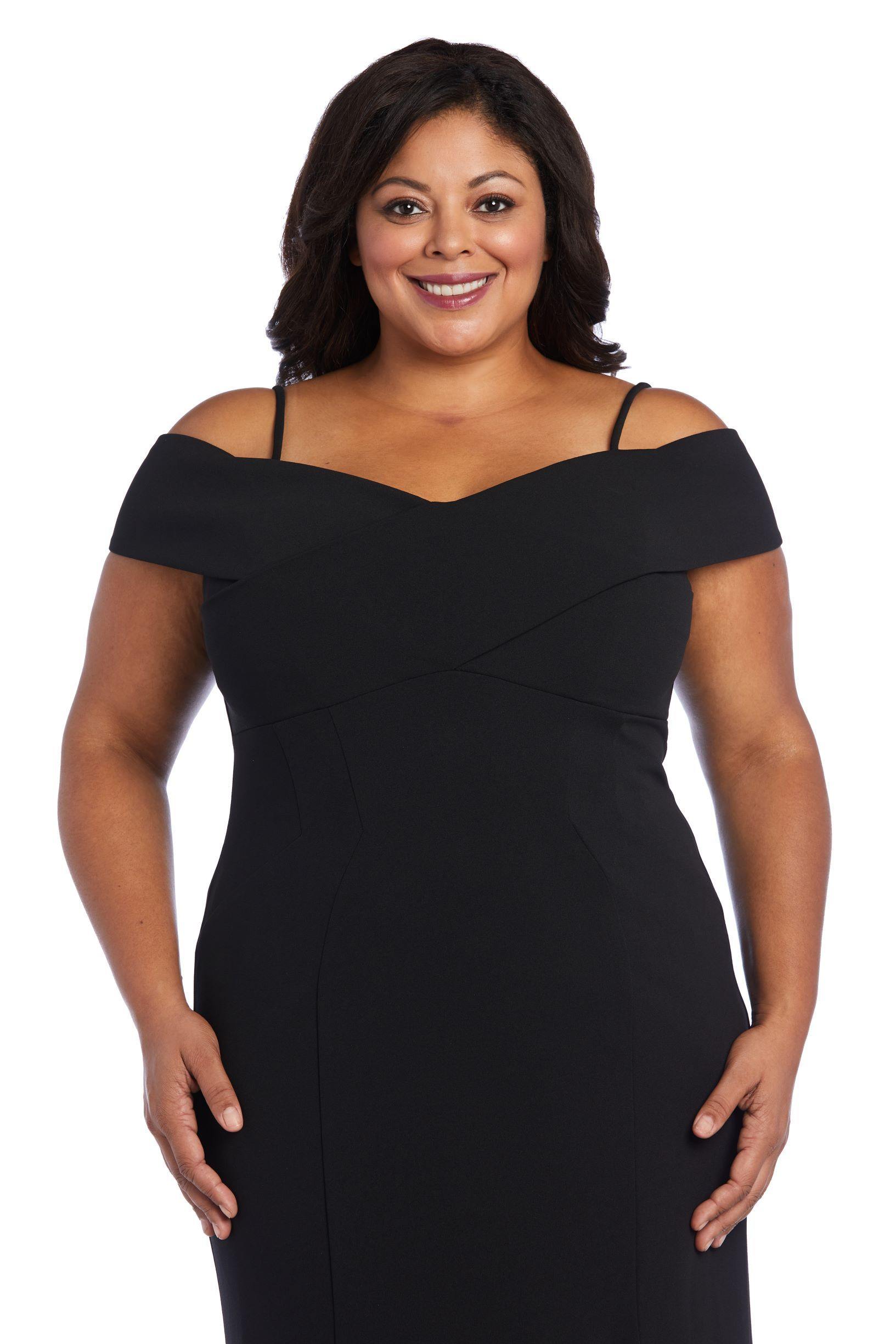 Nightway Plus Size Evening Long Dress 21825W