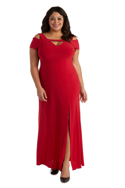 Nightway Plus Size Long Formal Dress 21519W - The Dress Outlet