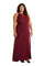 Nightway Plus Size Long Formal Halter Gown 21434WM - The Dress Outlet
