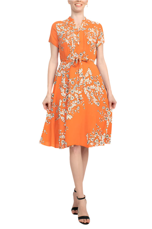 Cocktail Dresses Pleated Short Floral Print A Line Cocktail Dress Firestarter