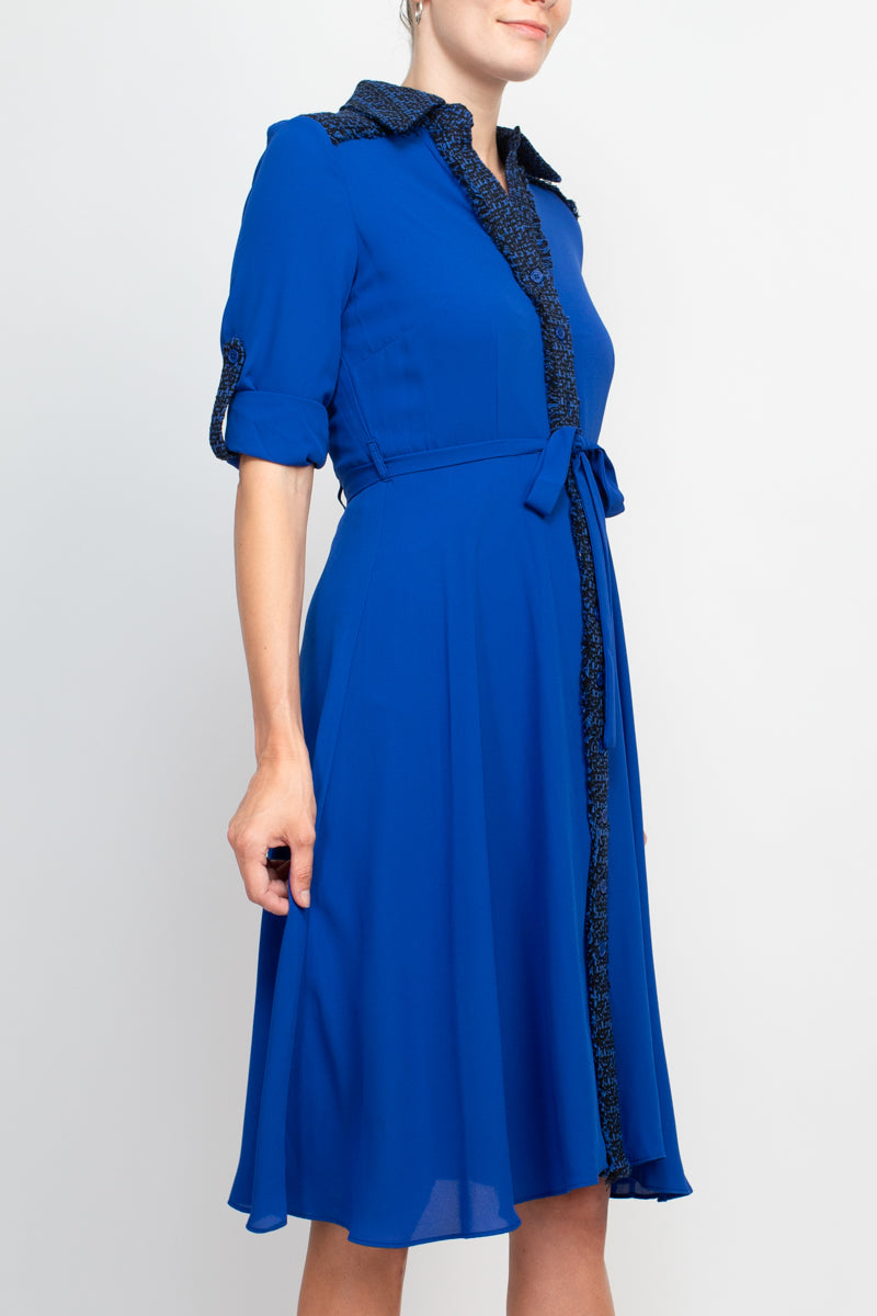 Nanette Lepore NM3F136G0 A Line Short Button Cocktail Dress