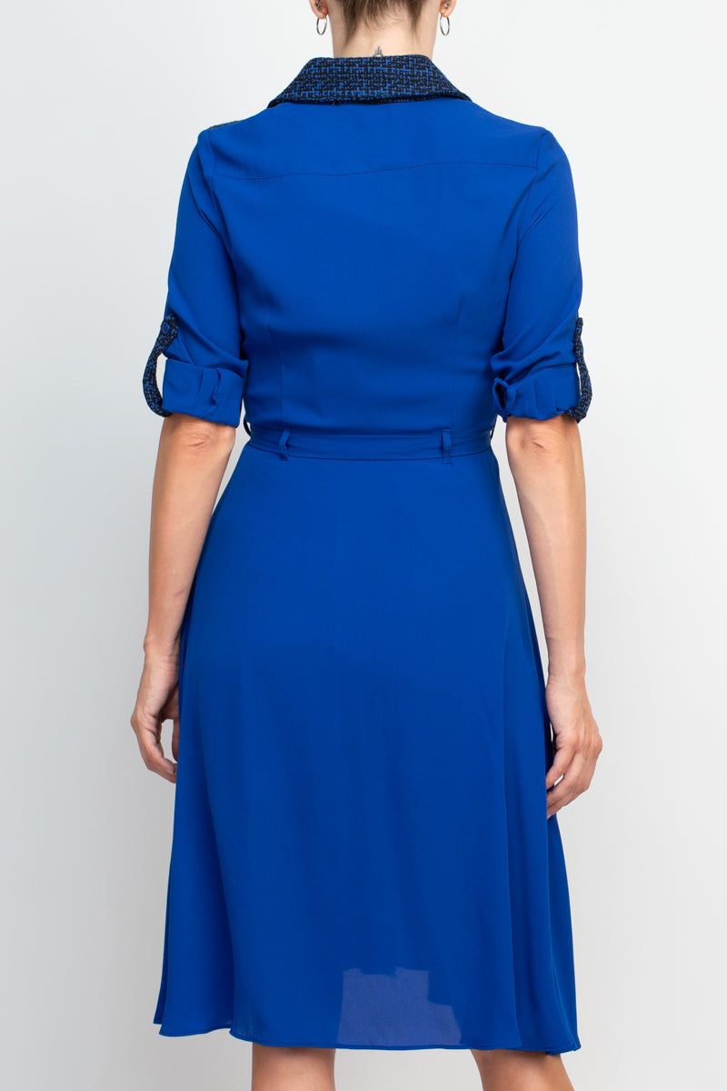 Nanette Lepore NM3F136G0 A Line Short Button Cocktail Dress