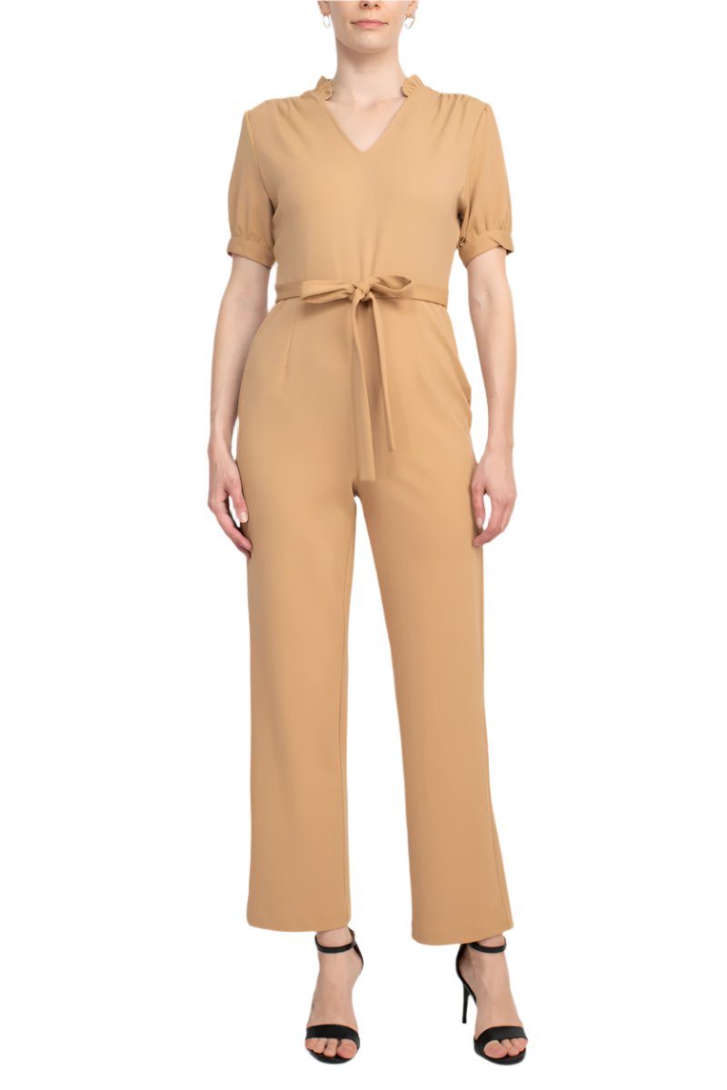 Jumpsuit Long Mother of the Bride Formal Jumpsuit Toasty Sand