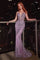 LaDivine OC007 Spaghetti Strap Long Formal Prom Dress