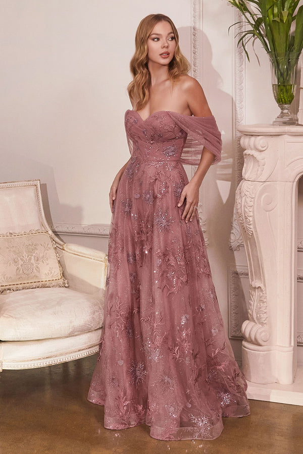 Off Shoulder Long Formal Dress by LaDivine OC008 – The Dress Outlet