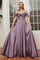 LaDivine OC012 Long Off Shoulder A-Line Gown