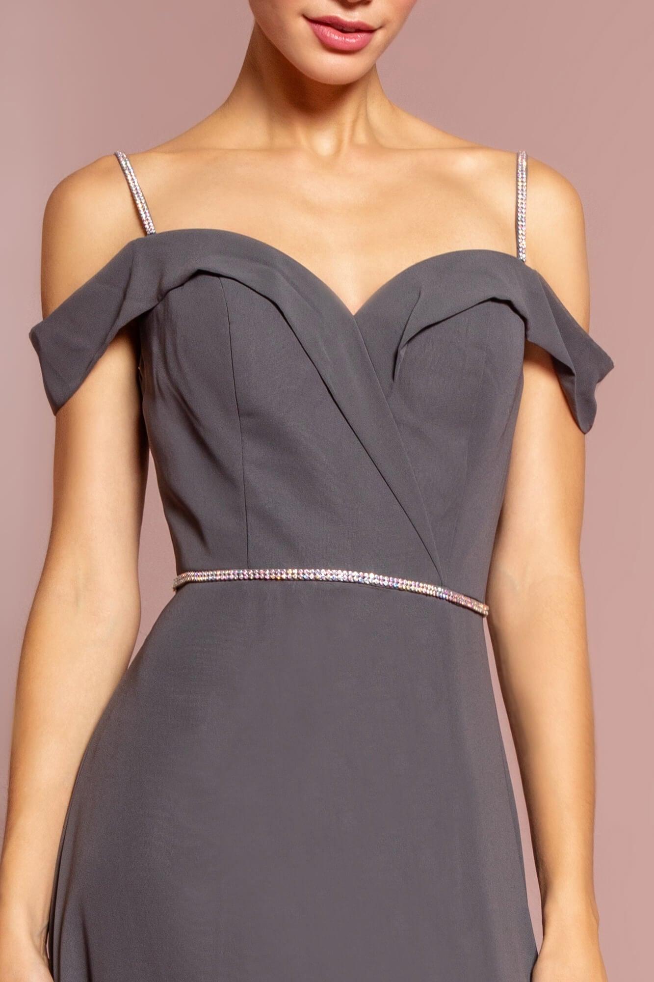 Off-Shoulder Long Formal Dress Bridesmaid