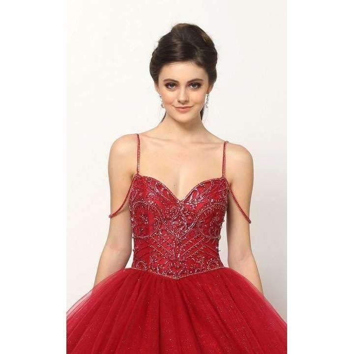 Off Shoulder Quinceanera Dress Long Ball Gown