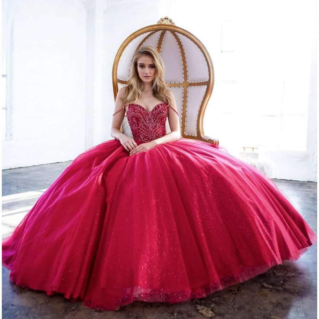 Off Shoulder Quinceanera Dress Long Ball Gown