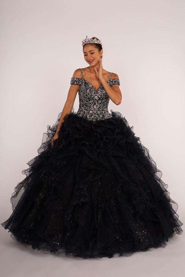Off The Shoulder Quinceanera Long Ball Gown