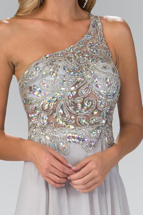 Sexy Mermaid One Shoulder Chiffon Long Prom Dresses Party Dress 20th Birthday Outfits Graduation Dresses DH1878 main image 0
