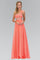 One Shoulder Long Prom Empire Dress - The Dress Outlet Elizabeth K