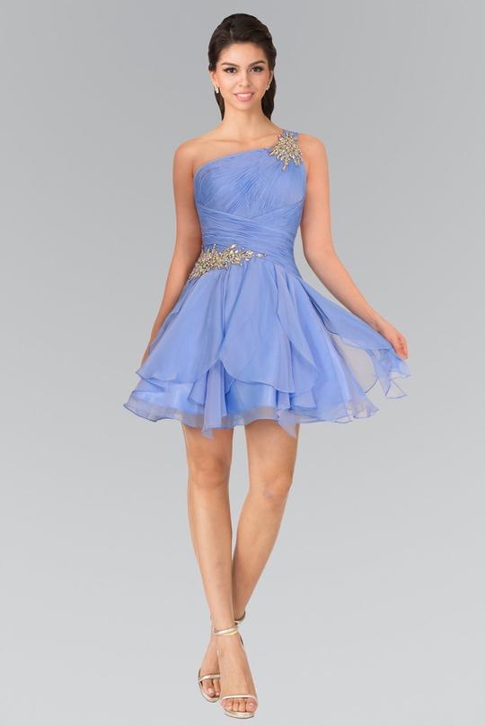 One Shoulder Short Prom Dress Formal Homecoming