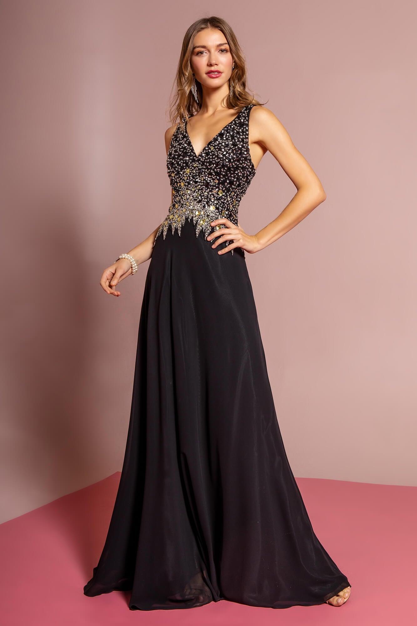 Karmani chiffon long dress main image 1