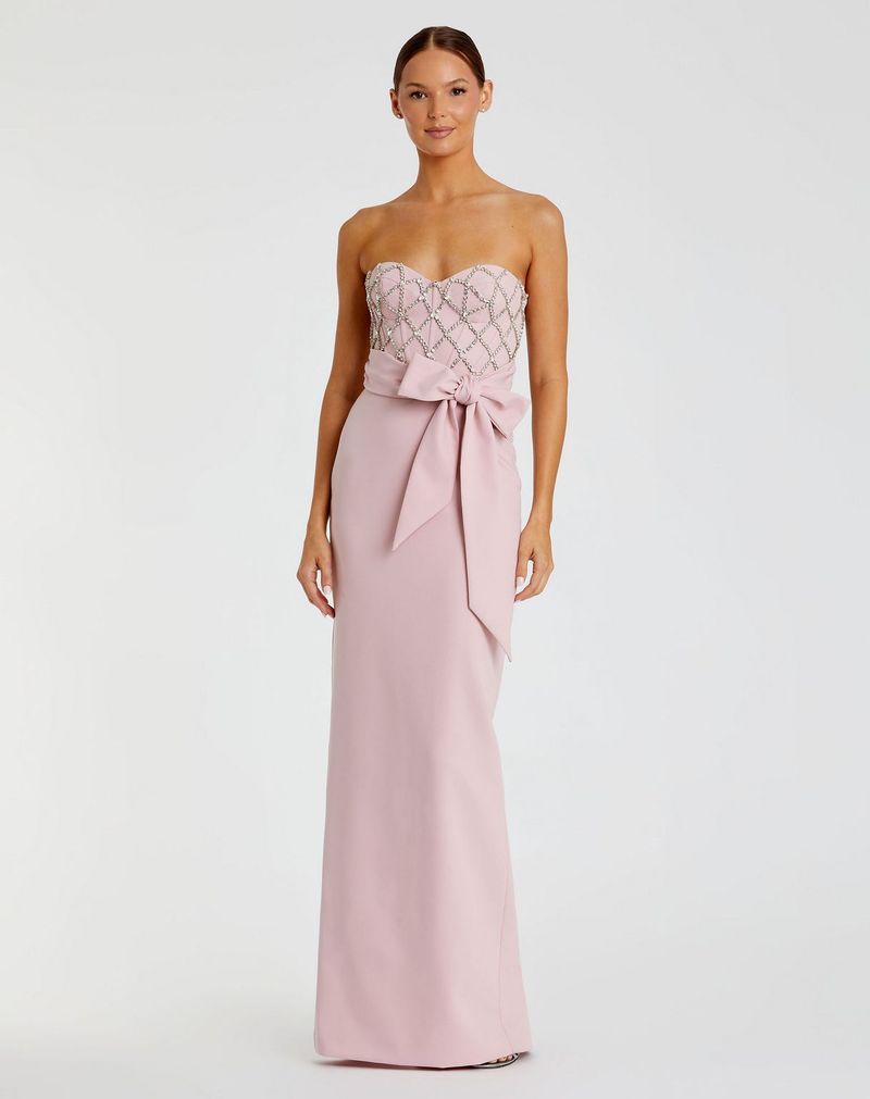 Mac Duggal 2294 Prom Fitted Slit Long Formal Dress