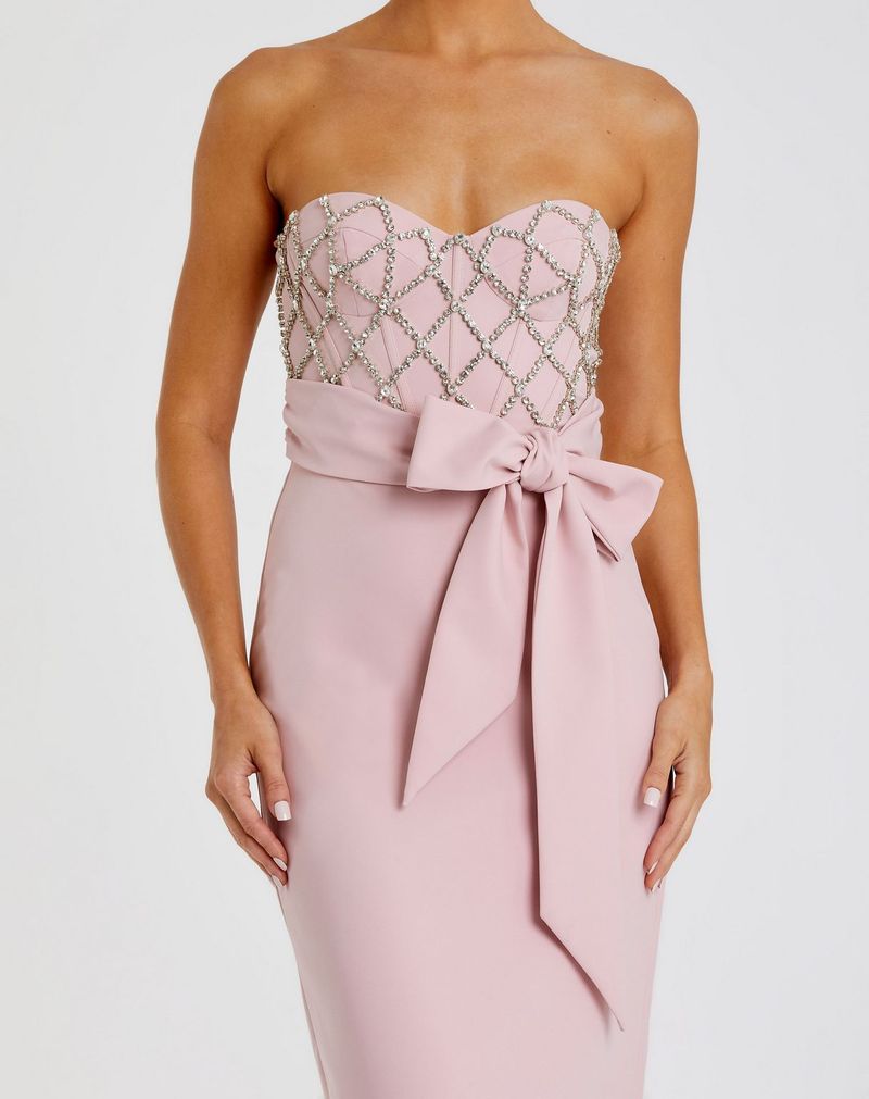 Mac Duggal 2294 Prom Fitted Slit Long Formal Dress