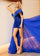 Jumpsuit Prom Short Overskirt Formal Romper ROYAL
