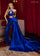 Jumpsuit Long Beaded Formal Jumpsuit Royal