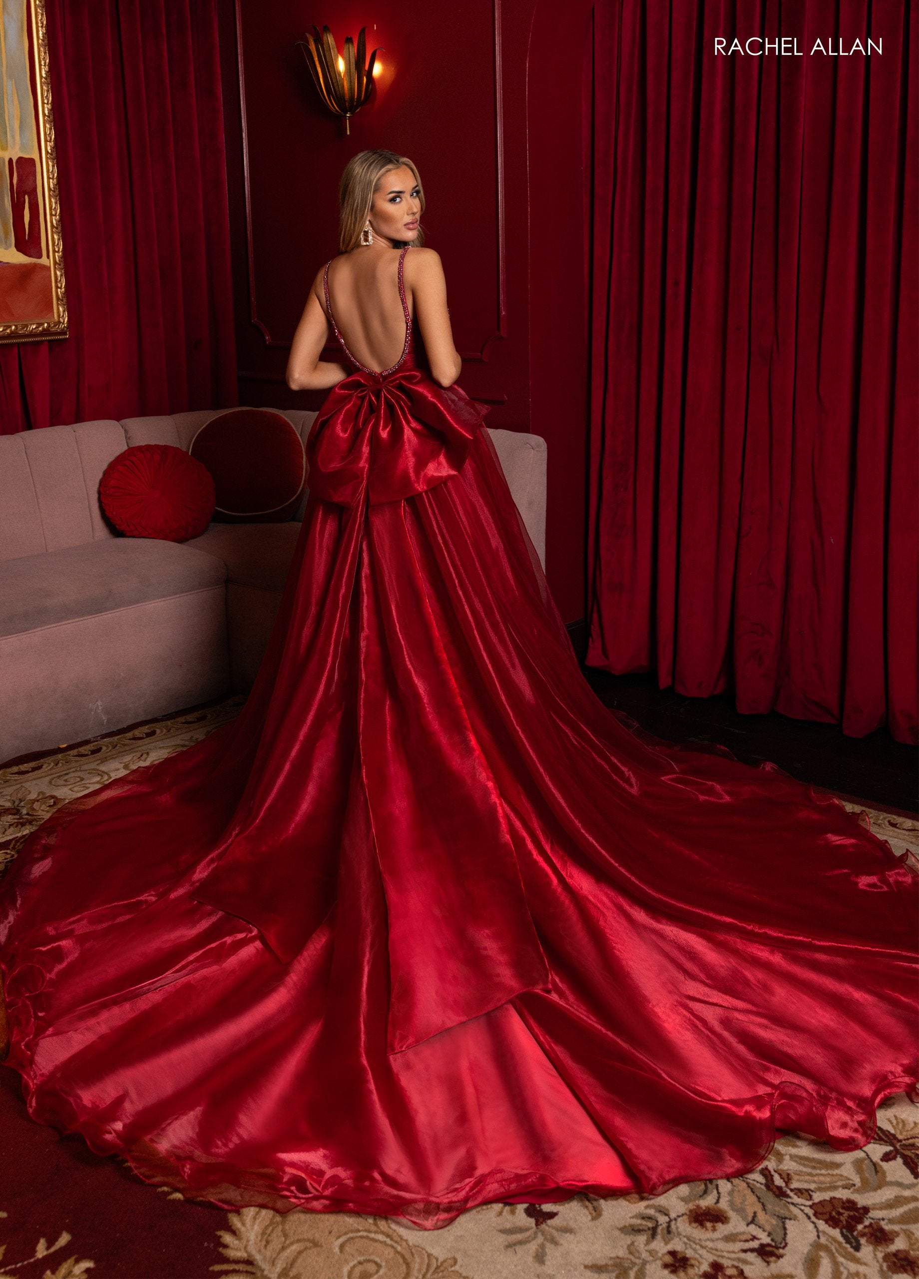 Formal Dresses Ball Gown Long Prom Formal Dress Red Fuchsia