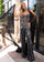 Jumpsuit Beaded Long Formal Jumpsuit Black Gunmetal Silver