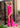 Prom Dresses Prom Fitted Slit Long Formal Dress Hot Pink
