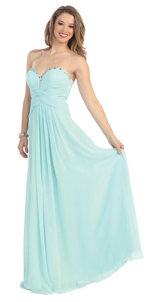 Plus Size Formal Bridesmaid Dress Evening Gown
