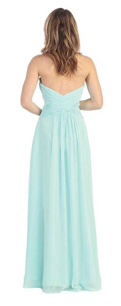 Plus Size Formal Bridesmaid Dress Evening Gown - The Dress Outlet May Queen