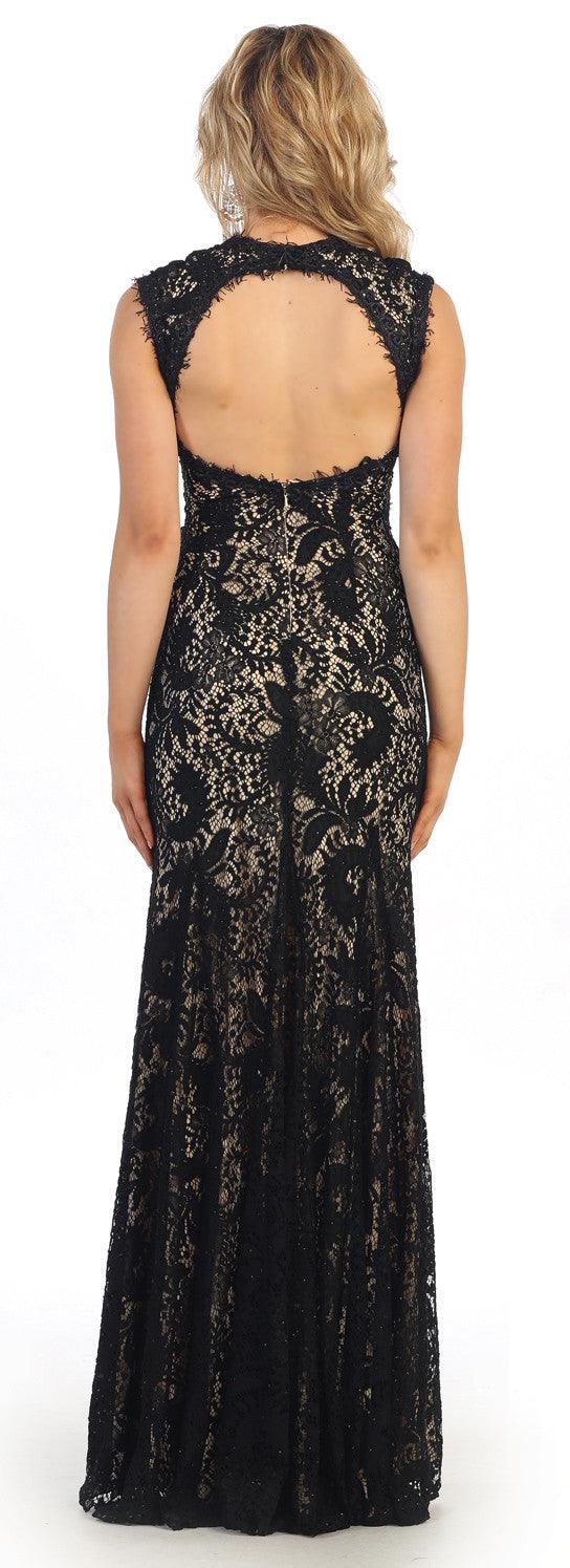 Plus Size Long Dress Formal Mother of the Bride Evening Gown Groom - The Dress Outlet May Queen