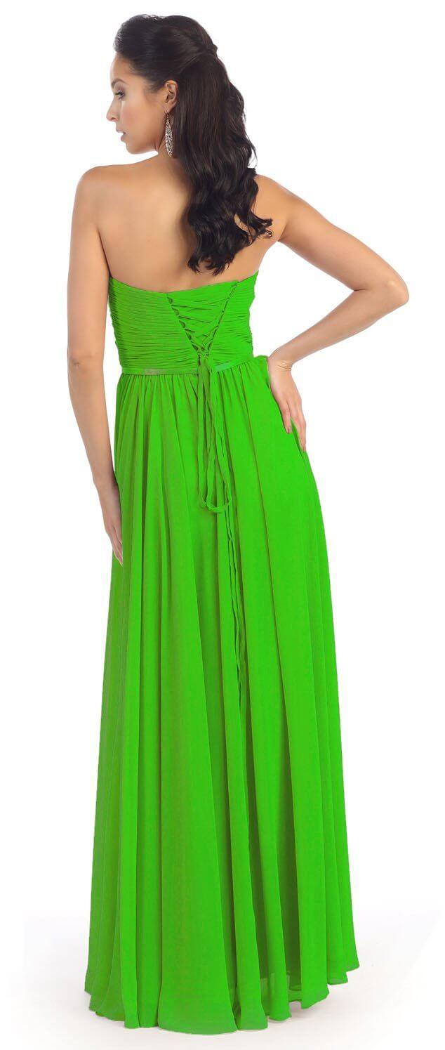 Plus Size Long Formal Bridesmaids Prom Dress - The Dress Outlet May Queen