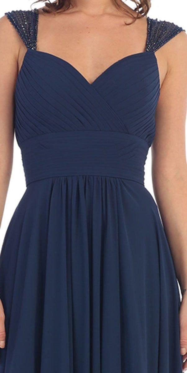 Plus Size Long Formal Dress Bridesmaid - The Dress Outlet May Queen