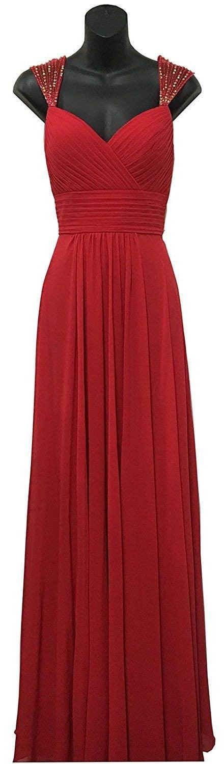 Plus Size Long Formal Dress Bridesmaid - The Dress Outlet May Queen