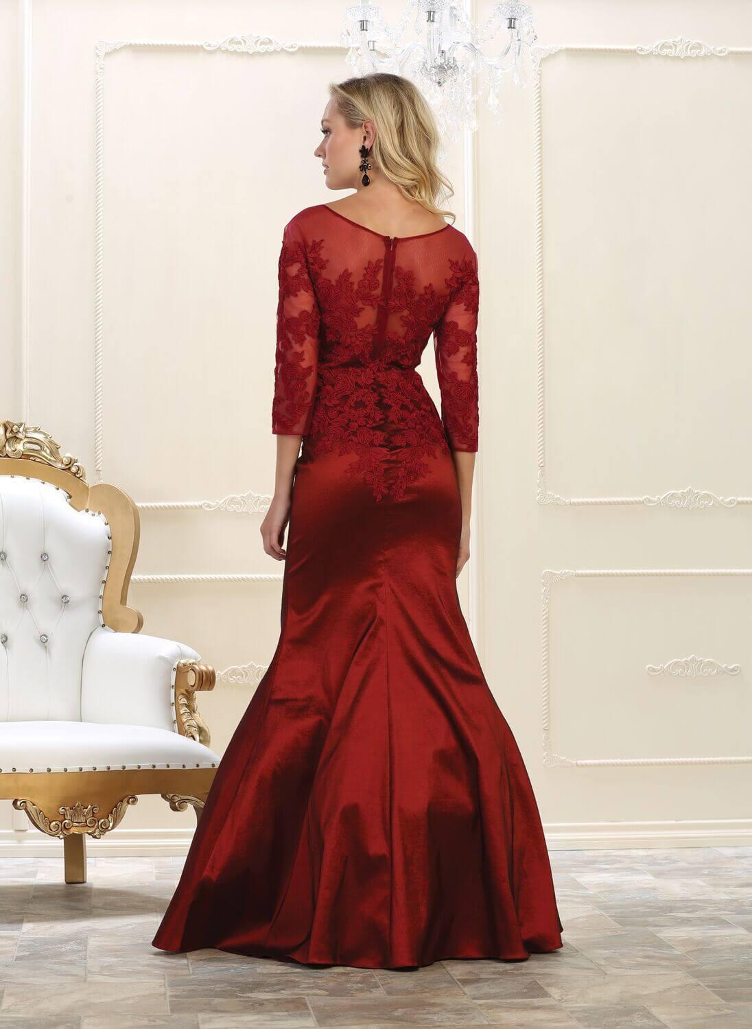 Plus Size Long Formal Evening Prom Dress - The Dress Outlet May Queen