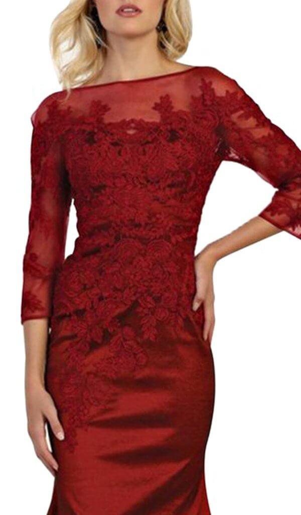 Plus Size Long Formal Evening Prom Dress - The Dress Outlet May Queen