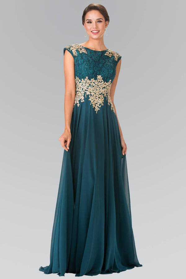 Plus Size Long Prom Dress Evening Gown - The Dress Outlet Elizabeth K
