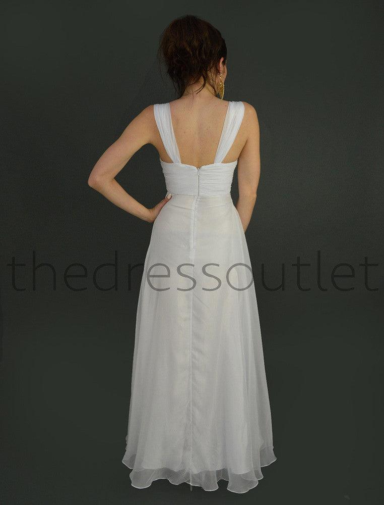 Plus Size Long Wedding Gown - The Dress Outlet May Queen