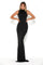 Portia and Scarlett Long Jersey Formal Dress Black - The Dress Outlet Portia and Scarlett