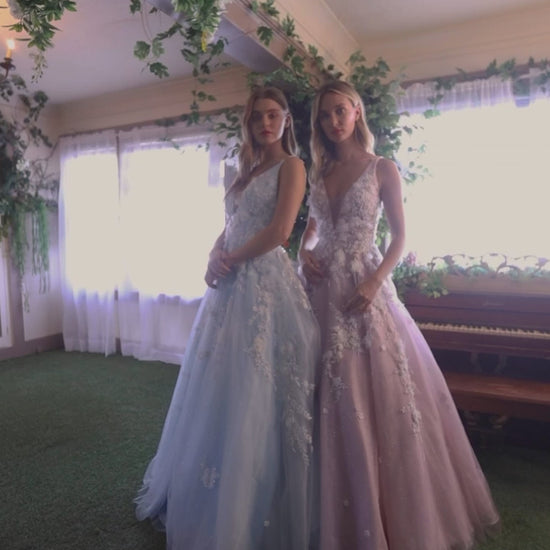 Blue Andrea & Leo A1028 Gardenia Prom Long Dress for $320.0 – The Dress ...