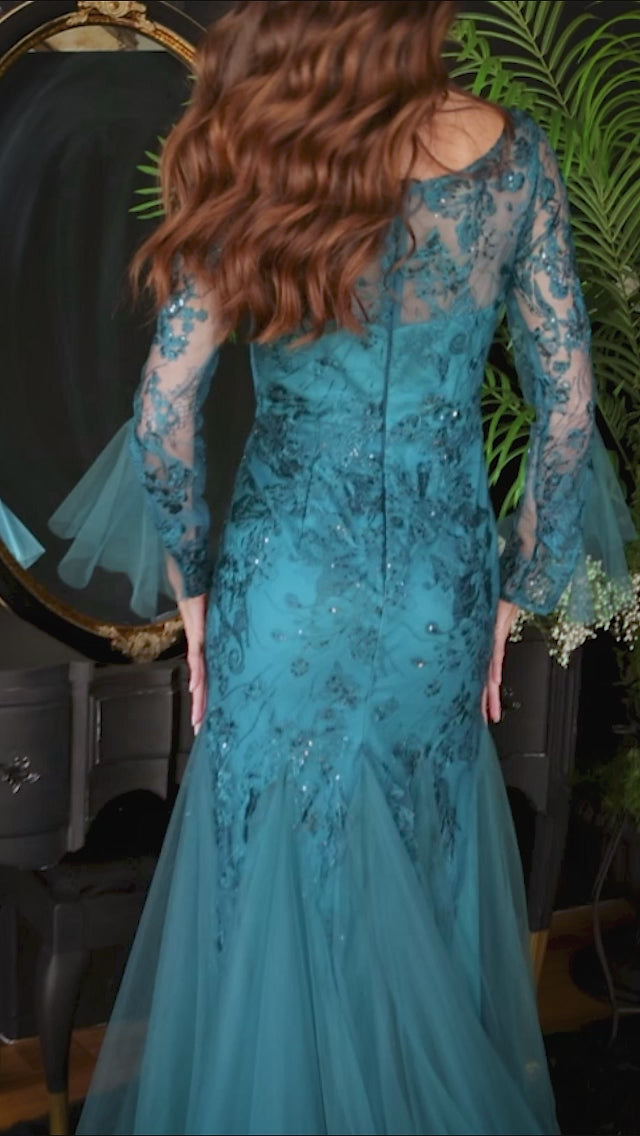 Embroidered Ethereal Elegance: Cinderella Divine CM327 for Unforgettable Evenings main image 1
