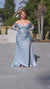 Cinderella Divine CD988C Plus Size Long Off Shoulder Prom Dress