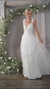 Cinderella Divine CD971W Sleeveless Long Tulle Wedding Dress