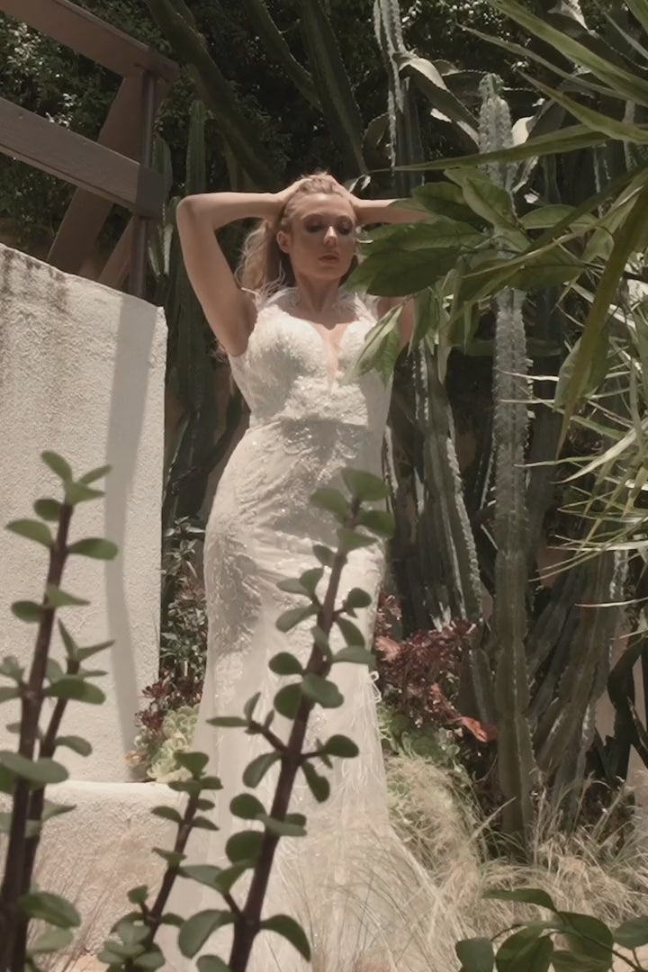 Cinderella Divine C57W: Embroidered Bridal Gown for Unforgettable Moments