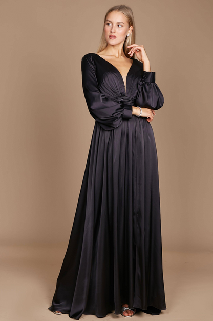 Dylan & Davids Long Sleeve Formal Evening Party Dress