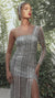 Andrea & Leo A0993 One Shoulder Long See Through Evening Gown
