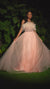 Cinderella Divine CR864 Feathered Strapless A Line Long Prom Dress