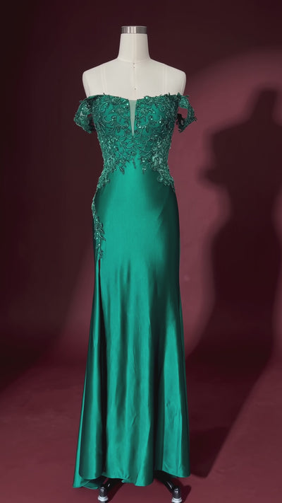 1514 fabric video emerald green