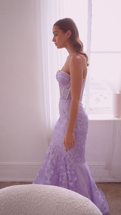 Cinderella Divine CB099 Mermaid Prom Dress