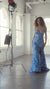 Cinderella Divine CM334 Long Formal Fitted Sequin Prom Dress