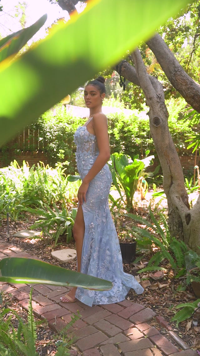 Andrea & Leo A1213 Spaghetti Strap Mermaid Prom Dress