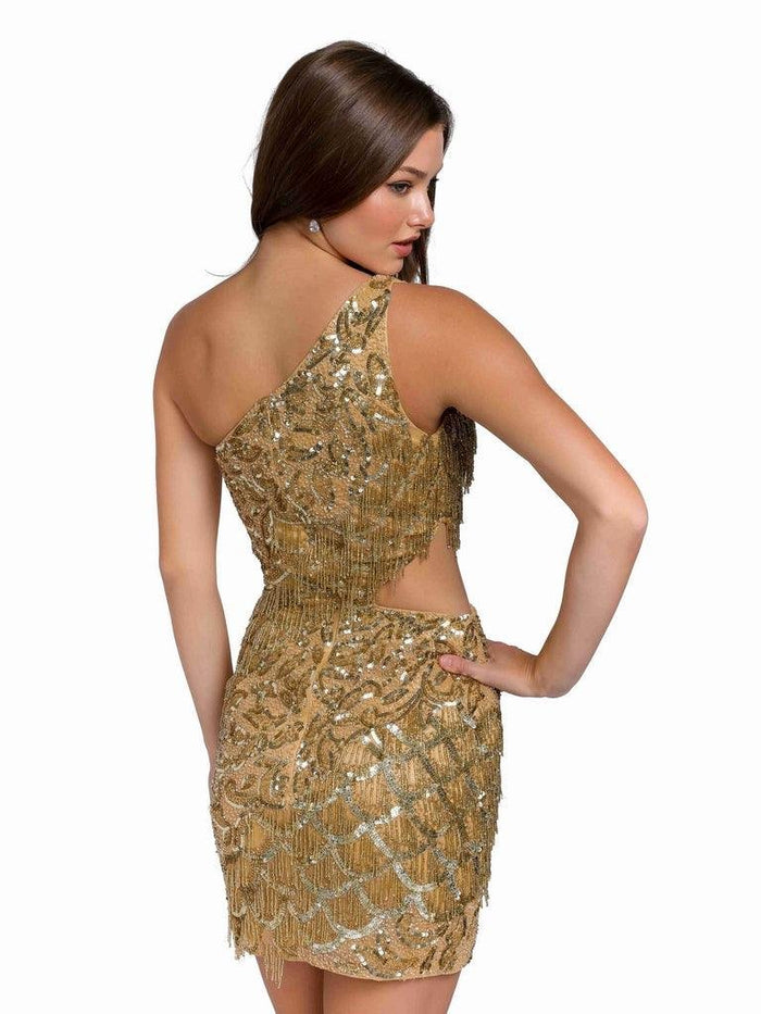 Homecoming Dresses Homecoming Short Dress Gold