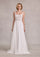 Wedding Dresses A Line Corset Long 3D Floral Applique Wedding Dress Ivory/Honey